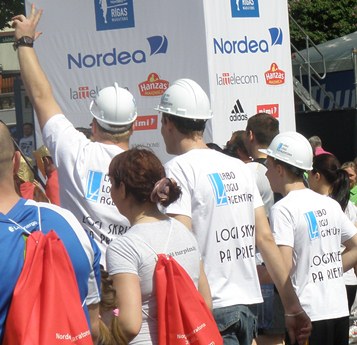 Labo logu aģentūra Nordea maratonā